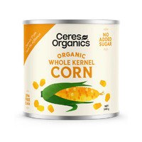 Ceres Organics Organic Whole Corn Kernels 340g