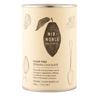 Nib + Noble Organic Sugar Free Drinking Chocolate 200g