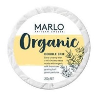 Marlo Organic Double Brie 200g