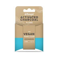 Dr Tung Smart Floss Vegan Activated Charcoal Lemongrass 27m
