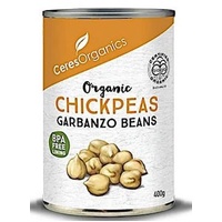 Ceres Organics Chickpeas Garbanzo Beans (Can) 400g