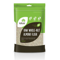 Lotus Gluten Free Raw Whole Nut Almond Flour 500g