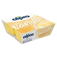 Alpro Soya Dessert Heavenly Velvet Vanilla (4 Pack) 500g