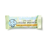 Blue Dinosaur Vegan Protein Bar Peanut Butter & Caramel Choc 45g