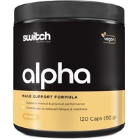 Switch Nutrition Alpha Male Support Formula (120 Capsules)