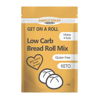 Simply Swap foods Get On A Roll - Low Carb Bread Roll Mix 100g (4 rolls)