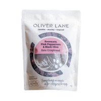 Oliver Lane Keto Crispbread Rosemary, Peppercorn and Olive 110g