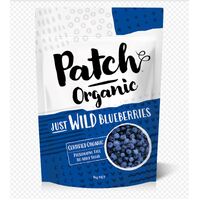 Patch Organic Frozen 100% Wild Blueberries 1kg