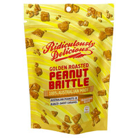 Ridiculously Delicious Golden Roasted Peanut Brittle 180g