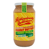 Ridiculously Delicious Chunky crunch peanut butter 375g