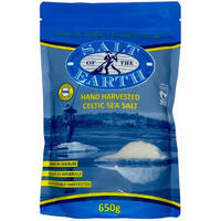 Salt Of The Earth Celtic Sea Salt Low Temp Dried Coarse 250g
