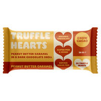 Chow Cacao Truffle Hearts Peanut Butter Caramel 26g