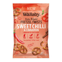 Wallaby Pretzel Twists Sweet Chilli & Cinnamon 100g