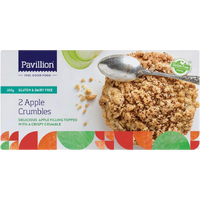 Pavillion Gluten & Dairy Free Apple Crumbles x 2 300g