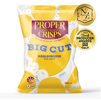 Proper Crisps Big Cut Marlborough Sea Salt 140g