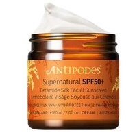 Antipodes Supernatural SPF50+ Ceramide Silk Sunscreen 60ml