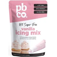 PBCo Vanilla Icing Mix 98% Sugar Free 300g