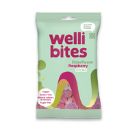 Welli bites Elderflower Raspberry sweets  (with Zinc) 70g