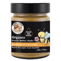 Seeds & Such Organic Peanut Butter Manuka Honey & Bee Pollen 280g