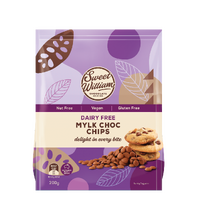 Sweet William Dairy Free Vegan Mylk Choc Chips 200g