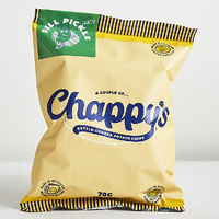 Chappys Potato Chips (kettle cooked) Dill Pickle 80g