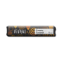 Vivani Chocolate Creamy Caramel Snack 40g