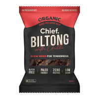 Chief Organic Grass Fed Biltong Beef & Chilli 90g