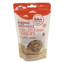 2die4 Organic Activated Korean Chilli & Ginger Cashews 120g