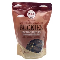 2die4 Organic Activated Buckies Cacao Clusters 400g