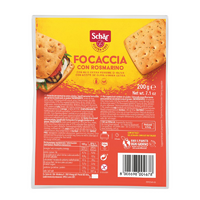 Schar Gluten Free Rosemary Focaccia (3 Pack) 200g