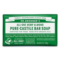 Dr Bronners Almond Castile Soap Bar 140g