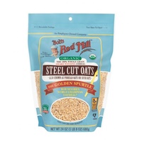 Bobs Red Mill Steel Cut Oats Wheat Free 680g