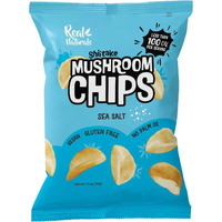 Real Naturals Shiitake Mushroom Chips Sea Salt 32g