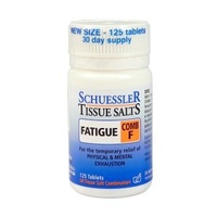 Schuessler Tissue Salts - Comb F: Fatigue (125 Tablets)