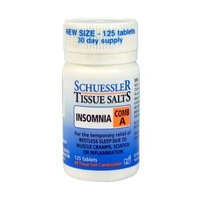 Schuessler Tissue Salts - Comb A: Insomnia (125 Tablets)