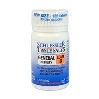 Schuessler Tissue Salts - Comb B: General Debility (125 Tablets)