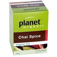 Planet Organic Chai Spice Tea 25 Teabags