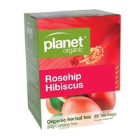 Planet Organics Rosehip Hibiscus Herbal Tea (25 Bags) 50g