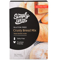 Simply Wize Gluten Free Crusty Bread Mix 330g