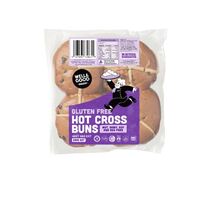 Well & Good Hot Cross Buns Fruit (4 Pack) 280g