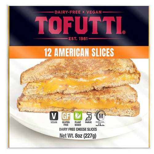 Tofutti Dairy & Lactose Free American Style Soy Cheese (12 Slices) 228g