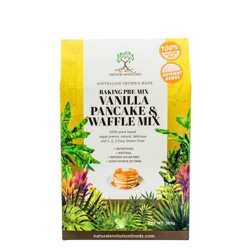 Natural Evolution Gluten Free Vanilla Pancake & Waffle Mix 389g