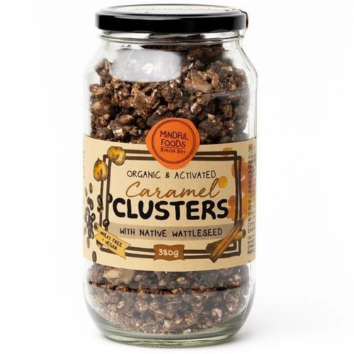 Mindful Foods Organic Caramel Wattleseed Clusters 350g