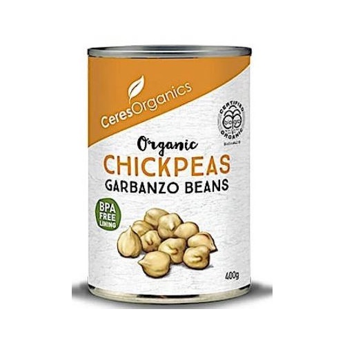 Ceres Organics Chickpeas Garbanzo Beans (Can) 400g