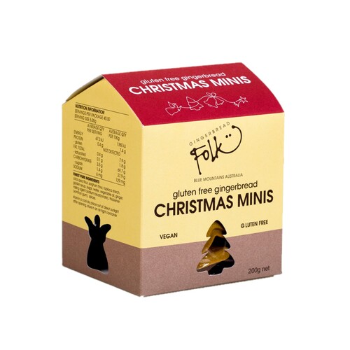 Gingerbread Folk Gluten Free Christmas Minis 200g