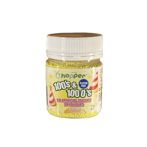 Hoppers Gluten Free 100's & 1000's (Yellow) 150g