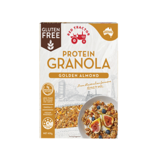 Buy Red Tractor Gluten Free Protein Granola Golden Almond 450g Online ...