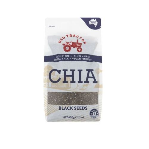 Red Tractor Chia Black Seeds 600g