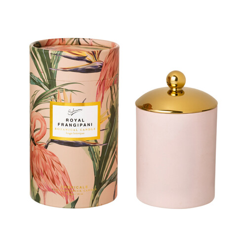 SOHUM Tropicale Collection Candle in Ceramic Jar Frangipani 340g