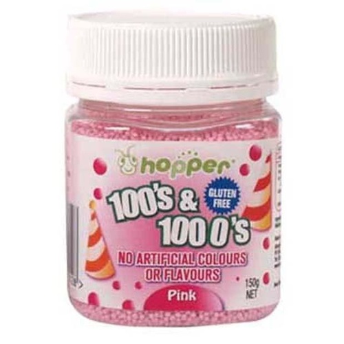 Hoppers Gluten Free 100's & 1000's (Pink) 150g